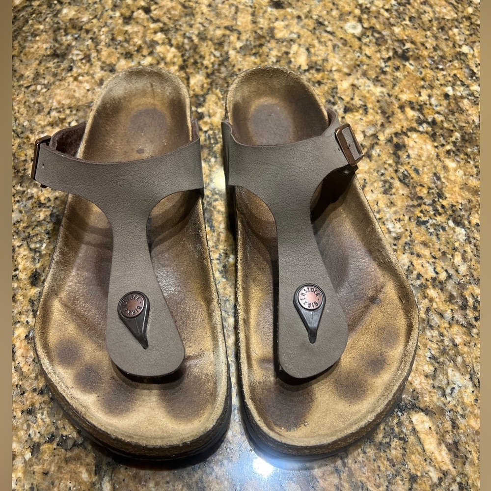 Birkenstock Brown Leather Sandals